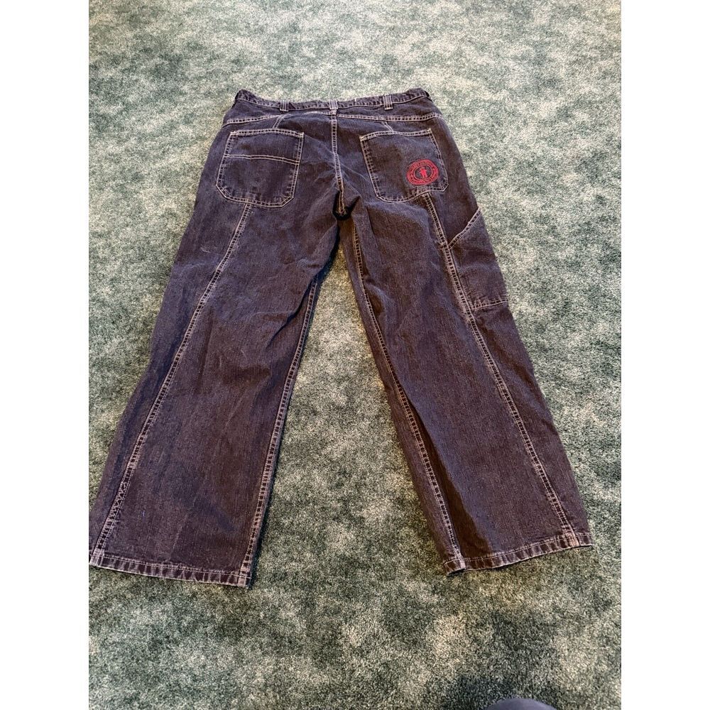 Lee Carpenter Jeans 90's 38x30 Blue Loose Fit Denim Buddy Lee Tested Embroidered